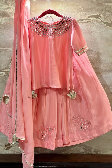 Rage Attire-Sweta Saria Elephant Bird Lehenga Set 