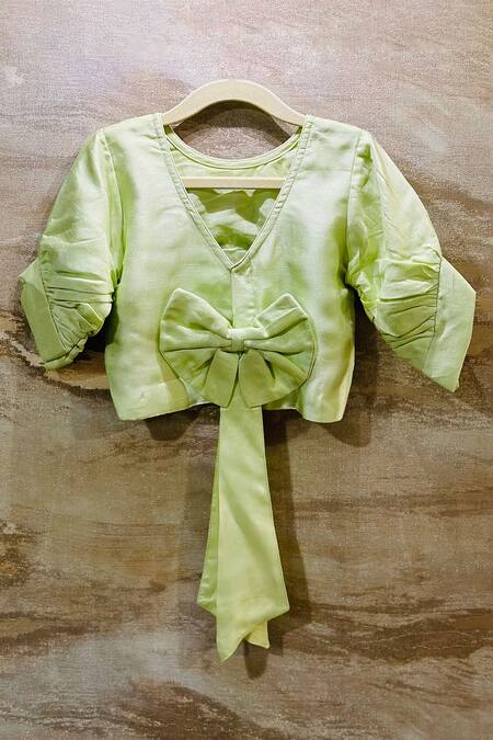 Rage Attire-Sweta Saria_Green Mirrors Flower Palazzo Set _Online_at_Aza_Fashions