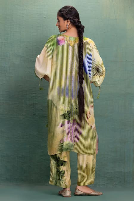 Kahani Lush Digital Print Cotton Silk Kurta Set 