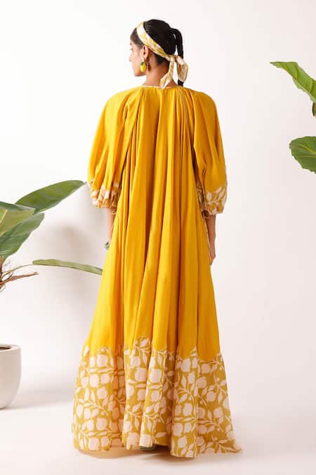 Nikasha Pomegranate Print Maxi Dress 