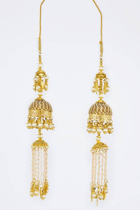 Buy Vivinia By Vidhi Mehra Gold Plated Kundan Polki Kaleera Set Online at Aza Fashions Buy_Vivinia By Vidhi Mehra_Gold Plated Kundan Polki Kaleera Set _Online_at_Aza_Fashions