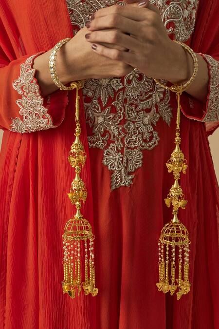 VIVINIA by Vidhi Mehra Gold Designer Kaleeras 