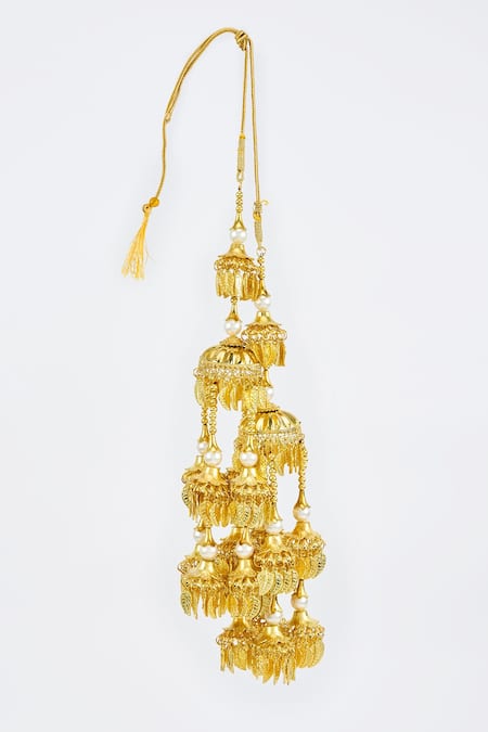 Vivinia By Vidhi Mehra Gold Kundan Polki Kaleeras 