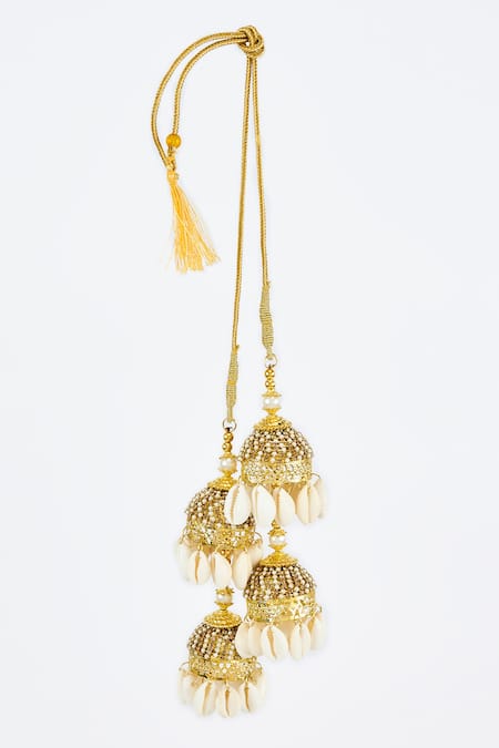 Vivinia By Vidhi Mehra Gold Kundan Polki Kaleeras 