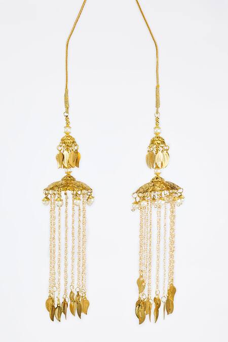 Buy_Vivinia By Vidhi Mehra_Gold Plated Designer Kaleeras _Online_at_Aza_Fashions