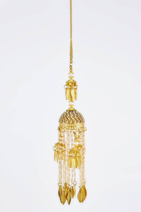 Vivinia By Vidhi Mehra Gold Plated Kundan Polki Designer Kaleeras Online at Aza Fashions Vivinia By Vidhi Mehra_Gold Plated Kundan Polki Designer Kaleeras _Online_at_Aza_Fashions