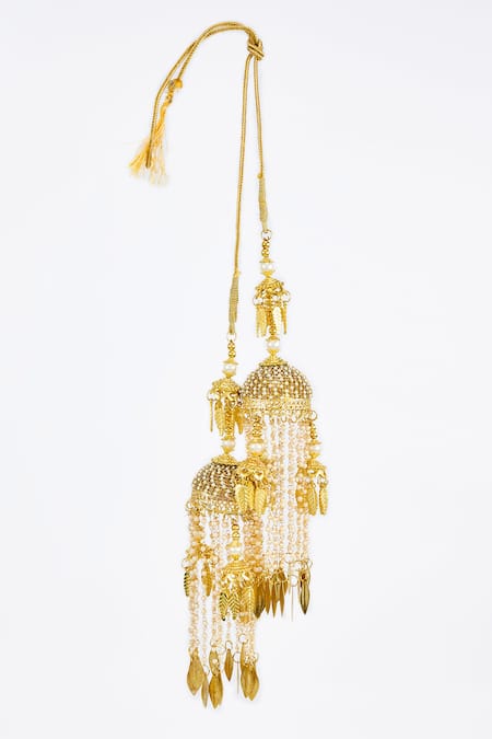 Vivinia By Vidhi Mehra Gold Kundan Polki Designer Kaleeras 