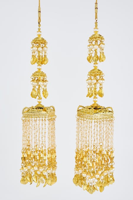 Vivinia By Vidhi Mehra Designer Gold Kaleeras 