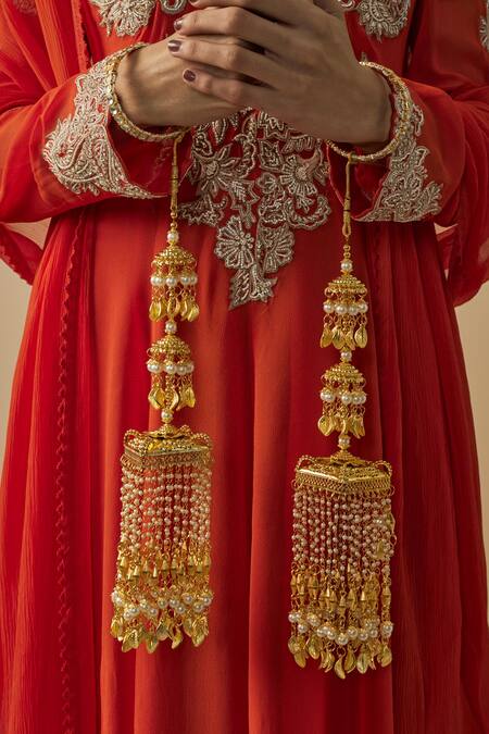VIVINIA by Vidhi Mehra Designer Gold Kaleeras 