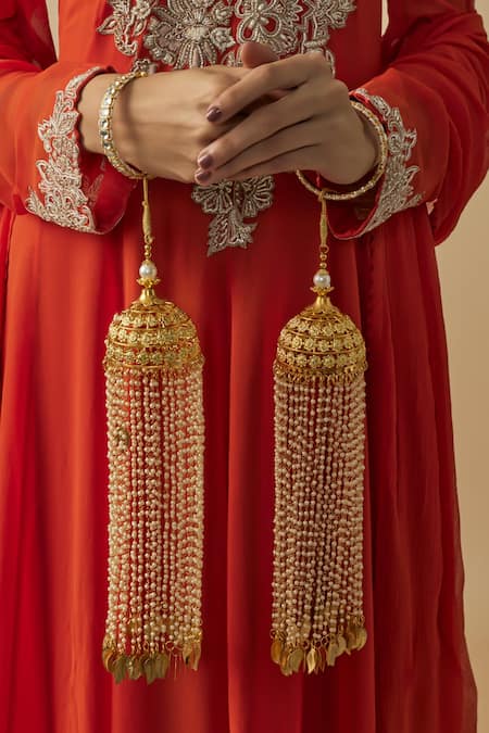VIVINIA by Vidhi Mehra Designer Gold Kaleeras 