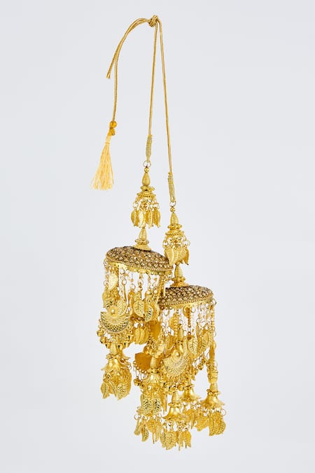 Vivinia By Vidhi Mehra Gold Kundan Polki Kaleeras 