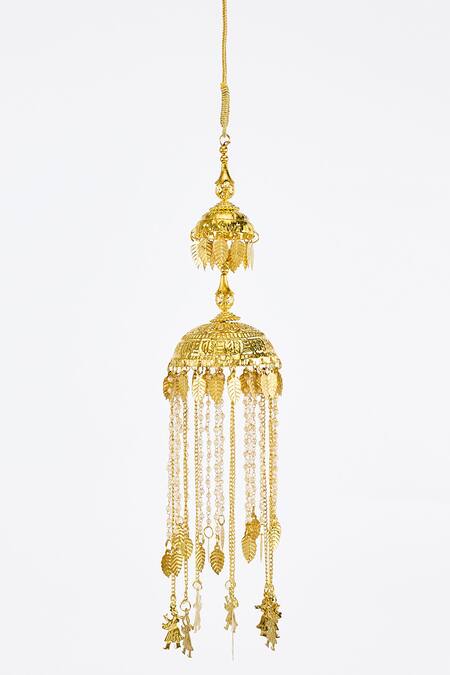 Vivinia By Vidhi Mehra Gold Plated Kundan Polki Designer Kaleeras Online at Aza Fashions Vivinia By Vidhi Mehra_Gold Plated Kundan Polki Designer Kaleeras _Online_at_Aza_Fashions