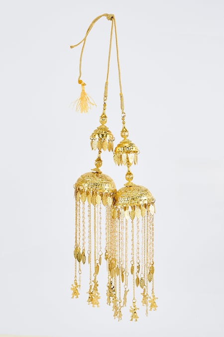 Vivinia By Vidhi Mehra Gold Kundan Polki Designer Kaleeras 