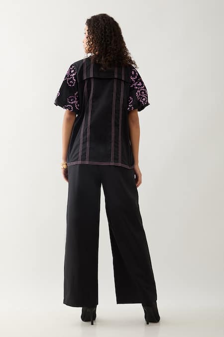 Son Of A Noble Snob Paneled Cotton Satin Midi Skirt 