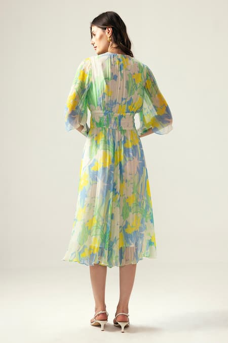 Reena Sharma Nora Midi Dress 