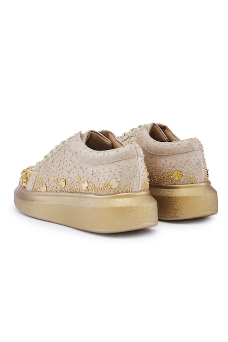 Buy_Anaar_Gold Dapper Diva Classic Sneakers 