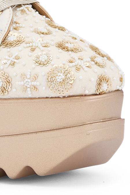 Shop_Anaar_White Buttercream Bliss Sneaker Wedges 