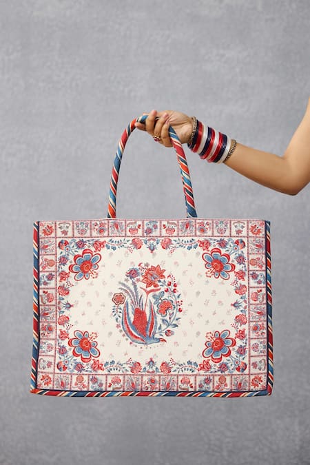 Shop_Torani_Multi Color Coromandel Mrittika Handbag _at_Aza_Fashions