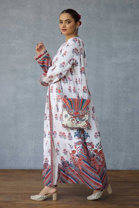 Torani Multi Color Embroidery Coromandel Aashi Sling Bag at Aza Fashions Torani_Multi Color Embroidery Coromandel Aashi Sling Bag _at_Aza_Fashions