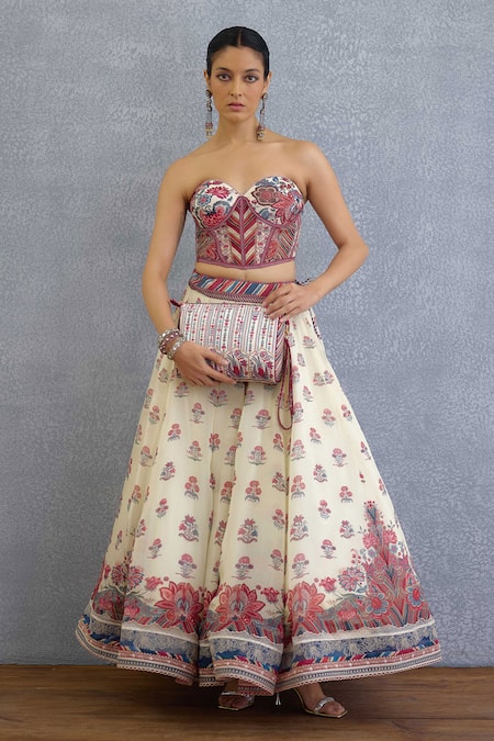 Shop_Torani_Multi Color Embroidery Coromandel Purna Pouch 