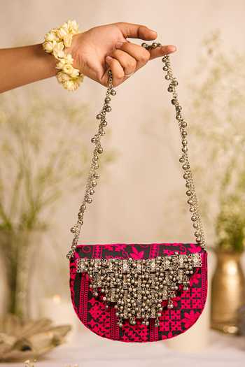 5elements Harini Magenta Handbag