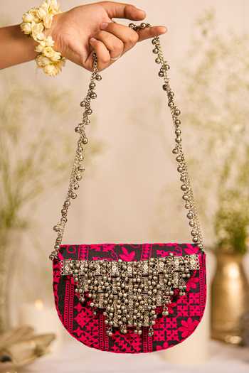 5elements Harini Magenta Handbag