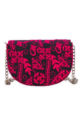5elements Harini Magenta Handbag