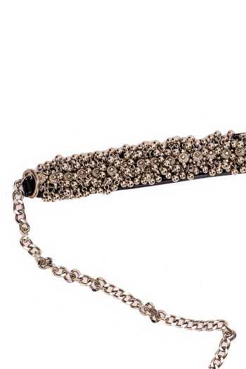 5elements_Black Beads Designer Vani Handbag _Online_at_Aza_Fashions