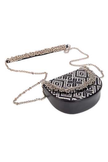 Buy_5elements_Black Beads Designer Vani Handbag _Online_at_Aza_Fashions