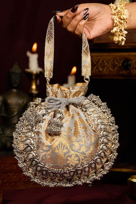 5elements Designer Brocade Potli Bag 