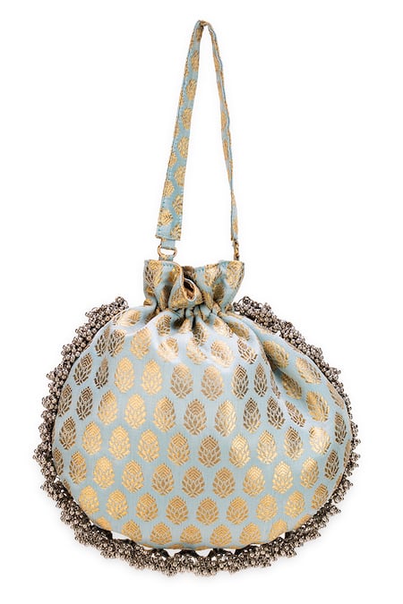 5elements Pearl Love Light Blue Potli 