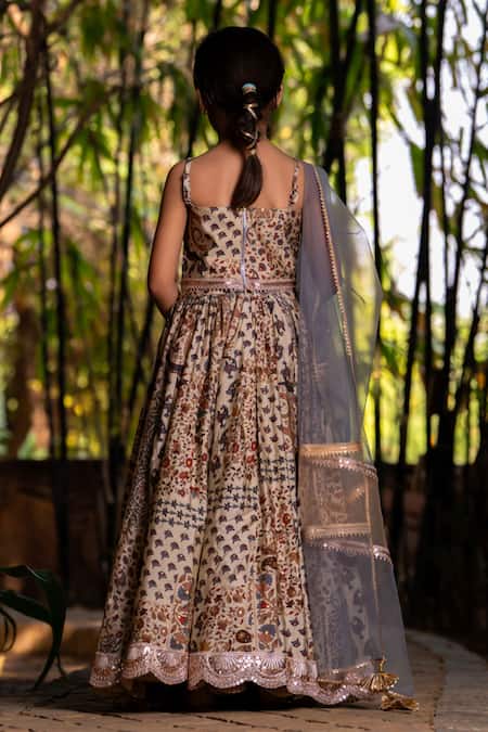 Yuvraani Jaipur Floral Printed Lehenga Set For Girls 