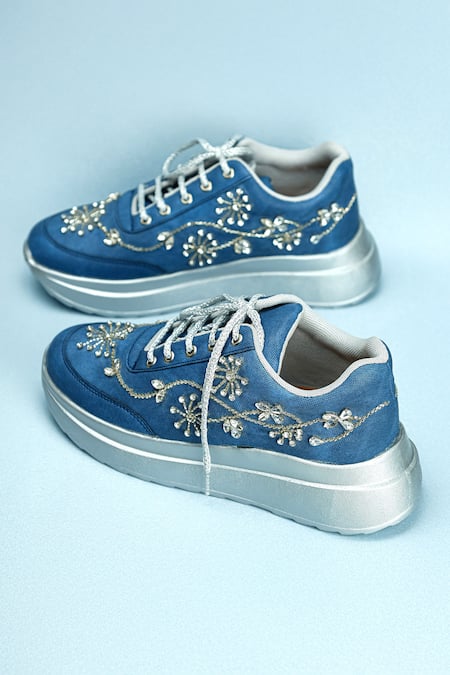 Sole Mates by Palak Designer Denim Sneakers  