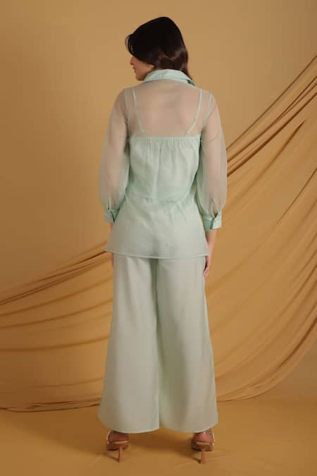 Grass & Sunshine Aqua Breeze Summer Co-ord Set 