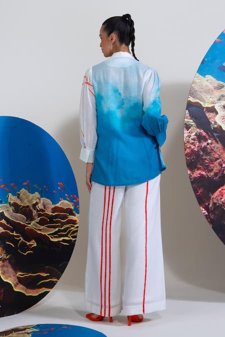 Nautanky Beach Side Blush Shirt & Pant Set 