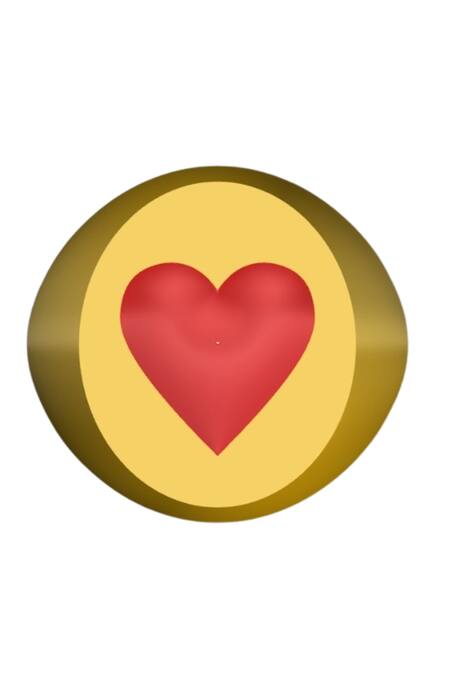 Buy MAALICIOUS JEWELRY Gold Plated Heart Enamel Ring Online at Aza Fashions Buy_MAALICIOUS JEWELRY_Gold Plated Heart Enamel Ring _Online_at_Aza_Fashions