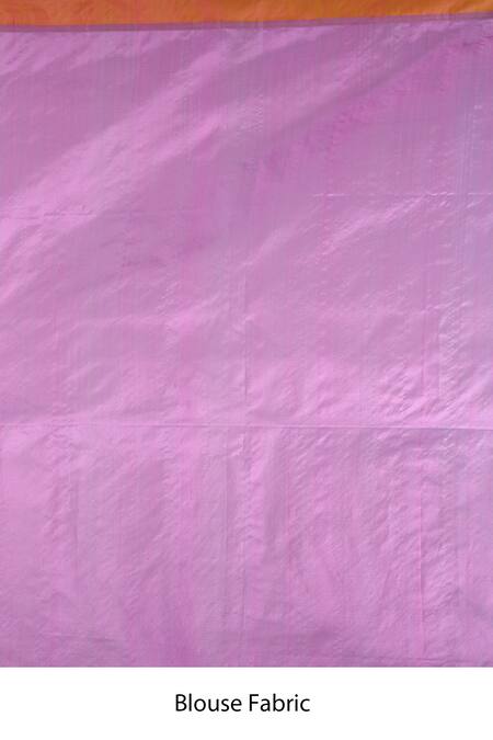 Mint N Oranges Blue Chanderi Zari Handwoven Saree Set Online at Aza Fashions Mint N Oranges_Blue Chanderi Zari Handwoven Saree Set_Online_at_Aza_Fashions