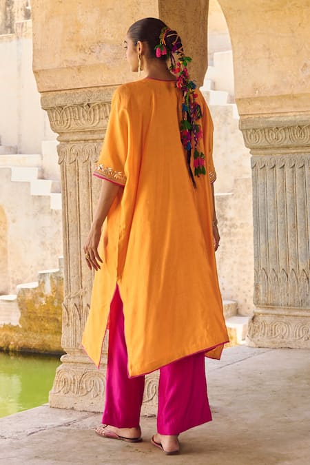 Vinita Bhansali Kesari Kaftan Set 