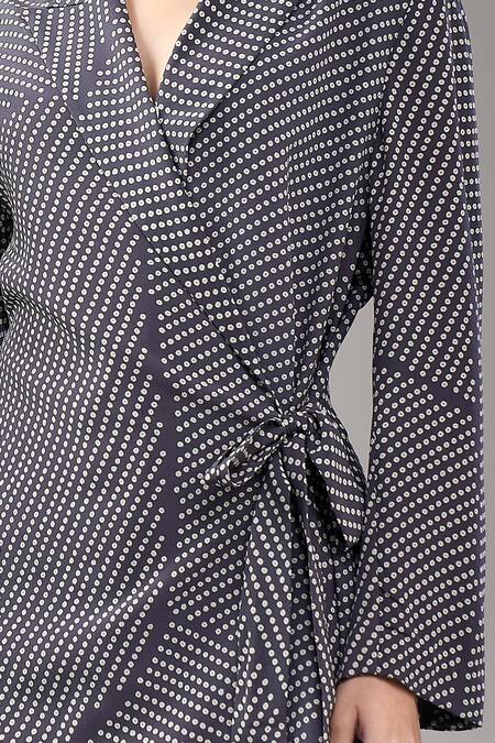 Divyam Mehta Black Crepe Shawl Neck Coal Maxi Dress at Aza Fashions Divyam Mehta_Black Crepe Shawl Neck Coal Maxi Dress _at_Aza_Fashions