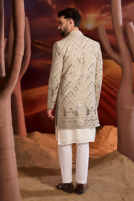 Kasbah Designer Multi Color Sherwani 