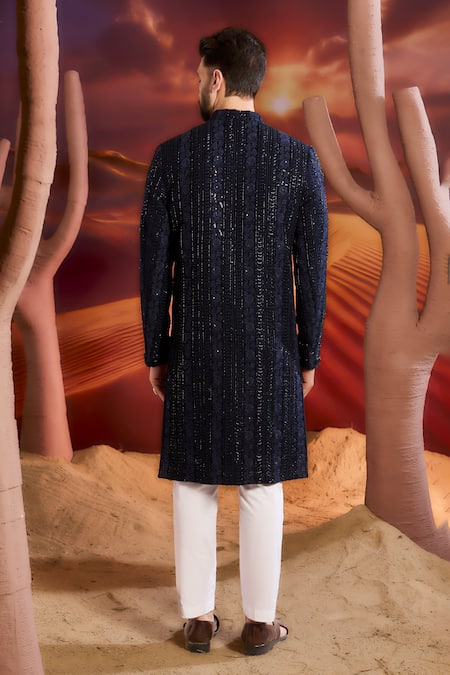 Kasbah Designer Velvet Sherwani 