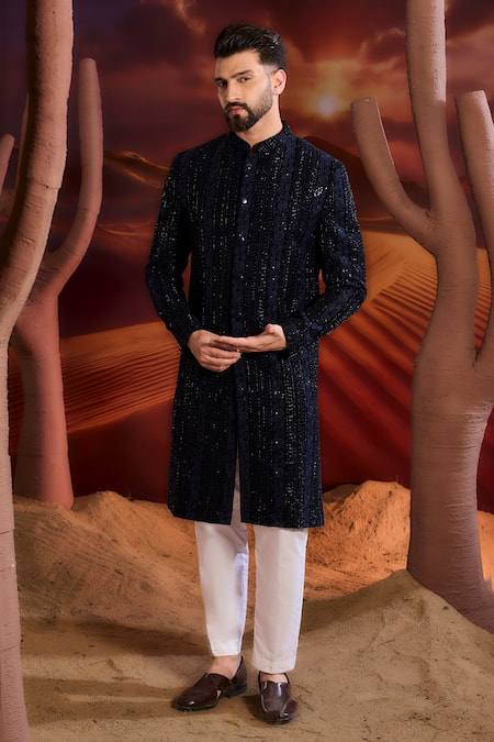 Kasbah Designer Velvet Sherwani 