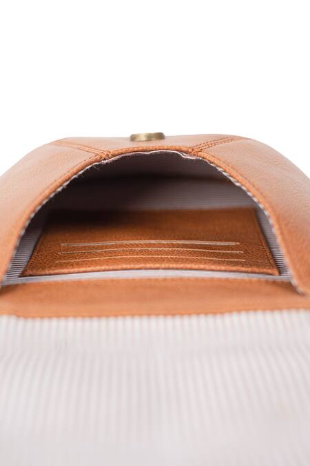 Buy_Miri_Tan Embroidery, Beads Bianca Sling Bag With Hand _Online_at_Aza_Fashions