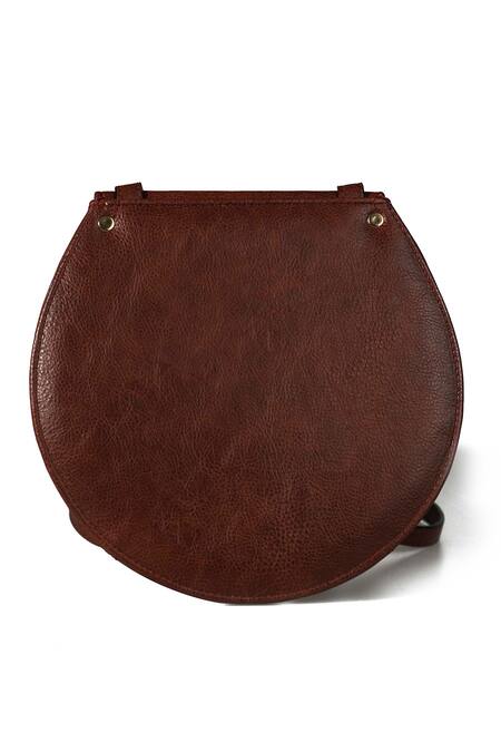 Miri Brown Embroidery The Archies Bianca Sling Bag at Aza Fashions Miri_Brown Embroidery The Archies Bianca Sling Bag _at_Aza_Fashions