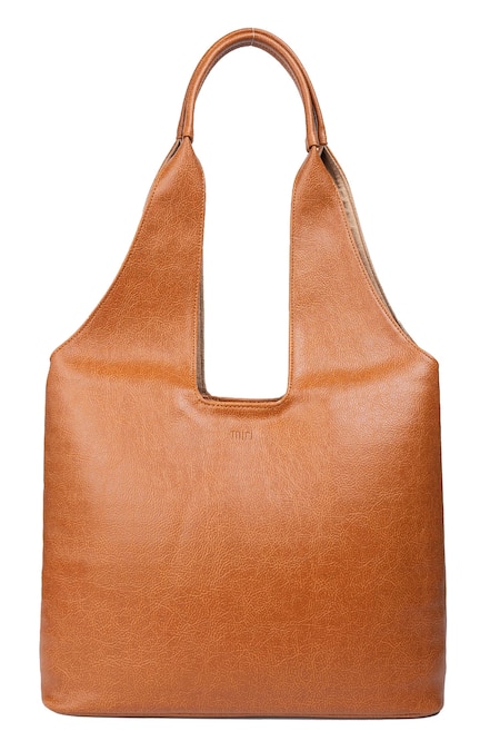 Shop Miri Tan Classic Handcrafted Tote Bag Online at Aza Fashions Shop_Miri_Tan Classic Handcrafted Tote Bag _Online_at_Aza_Fashions