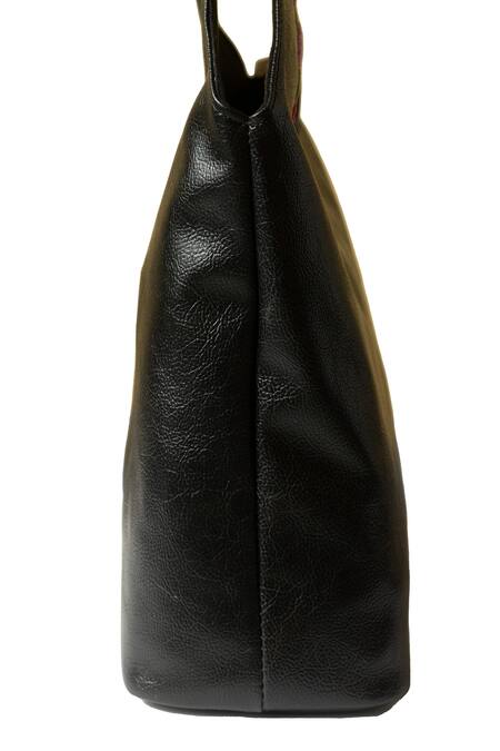 Miri_Black Midnight Handcrafted Tote Bag _Online_at_Aza_Fashions