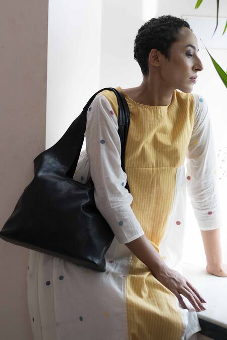 Shop_Miri_Black Midnight Handcrafted Tote Bag 