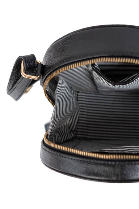 Miri_Black Embroidery Hand Sling Bag _Online_at_Aza_Fashions