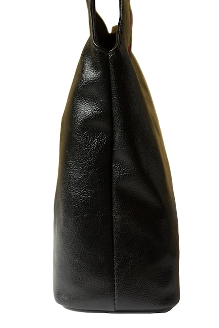 Miri_Black Embroidery Hand Tote Bag _Online_at_Aza_Fashions