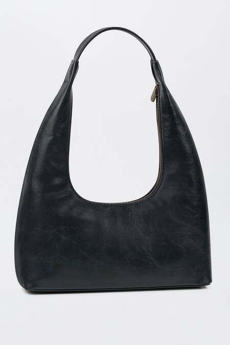 Miri_Blue Embroidery, Zari Gulzar Hand Tote Bag _Online_at_Aza_Fashions